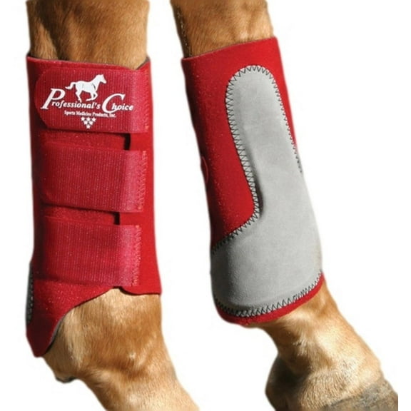 Crimson Professional Choice Easy Fit Split Boot Front Rear Horse Leg Pair