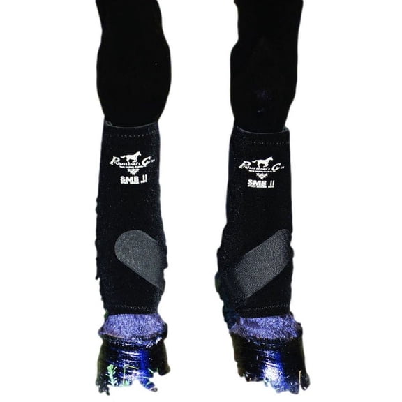 Professional's Choice SMBII Sports Medicine Boots - Neoprene Horse Boots with UltraShock Lining & 360-Degree Protection Black / XXSmall