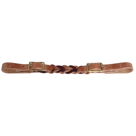 Professionals Choice Burgandy/Harness Leather Curb Strap