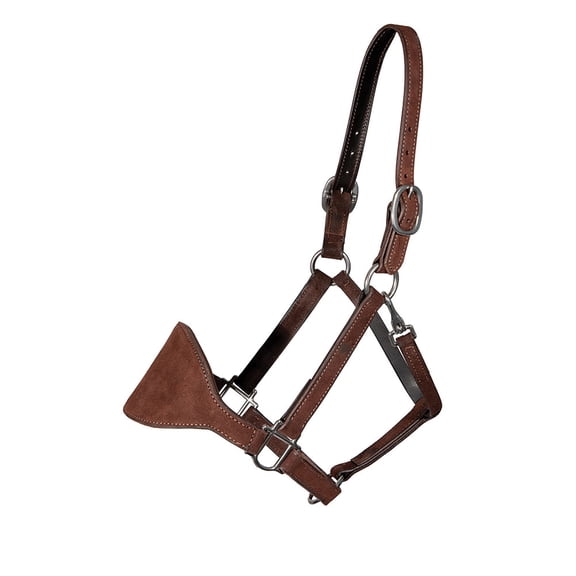 Professionals Choice Chocolate Roughout Bronc Halter