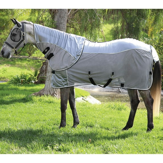 Professional's Choice Mesh Comfort Fly Sheet Charcoal/Black / 75"