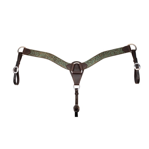 Professionals Choice Contoured 2 Copper Emerald Breast Collar