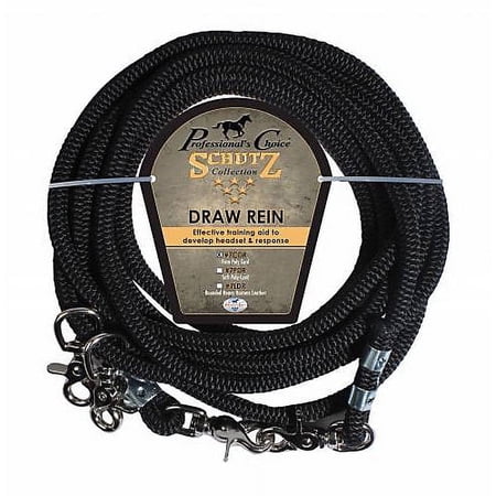 Professional's Choice Cord Rope Draw Reins: Enhance Horse Training