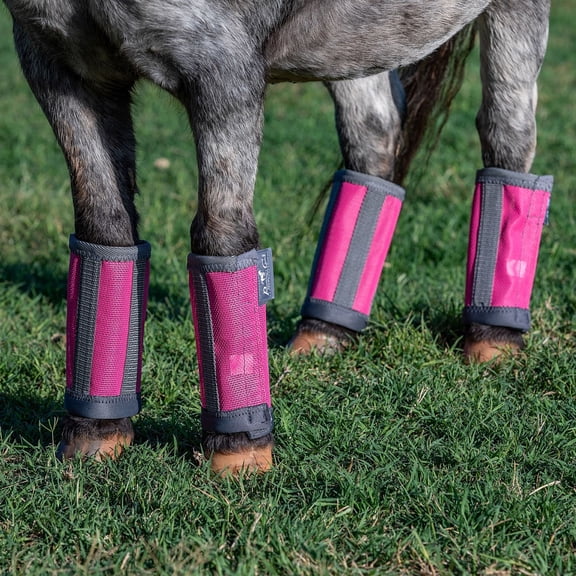 Professionals Choice  DELUXE SMALL PONY FLY BOOT Pink SMALLPONY