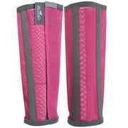 Professional's Choice Deluxe Fly Boots 4 pack, Medium, Pink
