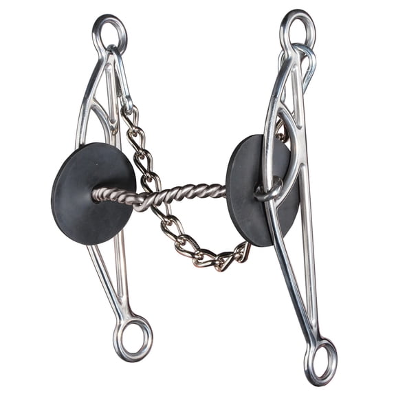 Professional's Choice Greeley Long Shank Twisted Wire Horse Bit - 9 1/4" Shank