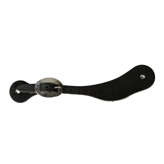 Professionals Choice Mens Black Spur Straps withSS Buckle (6)