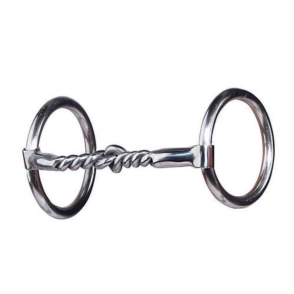 Professional's Choice O-Ring Half and Half Snaffle Horse Bit - 5 1/4" Mouthpiece, 5/16" Diameter, 2 7/8" Rings
