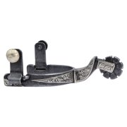 Professionals Choice 1/2In Spur with Silver Accents - 8 Point Rowel