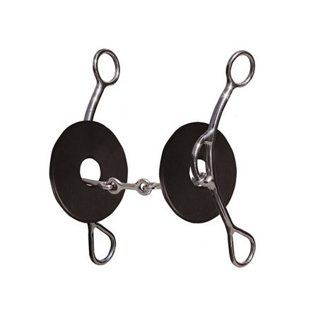 Professionals Choice Pozzi 8-3/4in 3pc Smooth Dogbone Snaffle Gag Bit