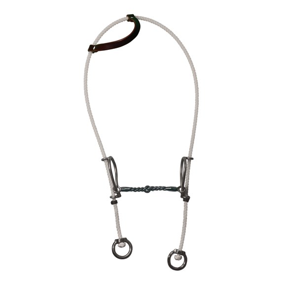 Professional's Choice Rope Gag Bit - Durable Training Bit for Horses - Multiple Sizes Half and Half