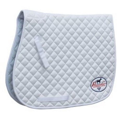 Professional's Choice Horse Quilted English All Purpose Saddle Pad White 72P02
