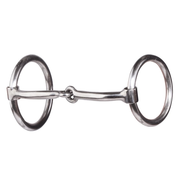 Professional's Choice O-Ring Snaffle Horse Bit - 5 1/4" Mouthpiece, 2 1/2" Rings, 5/16" Diameter - PCB-970