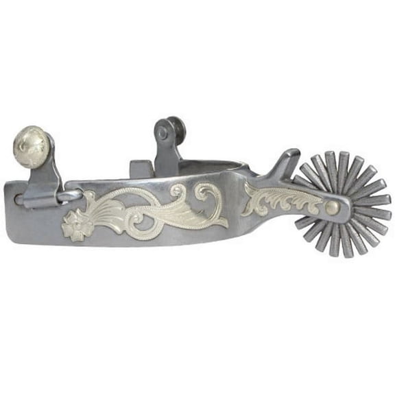 Professionals Choice Spurs 20 Point Rowel Silver PCSP-502