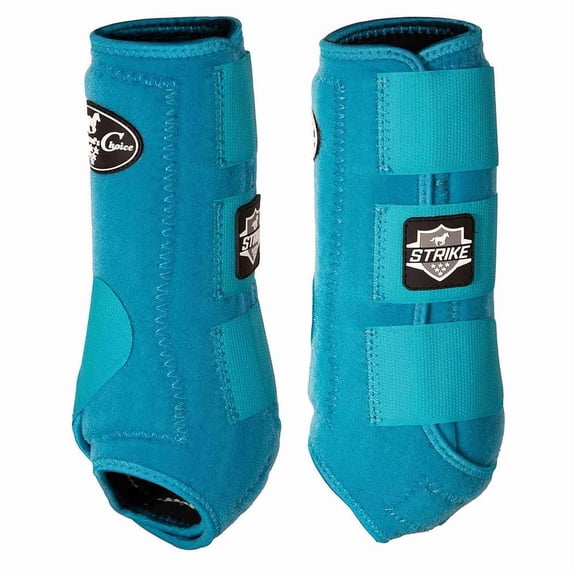 Professional's Choice Strike Sports Medicine Horse Boots (4-Pack) - 2XCool Lining & TPU Strike Shell - Multiple Sizes PACIFIC / Large
