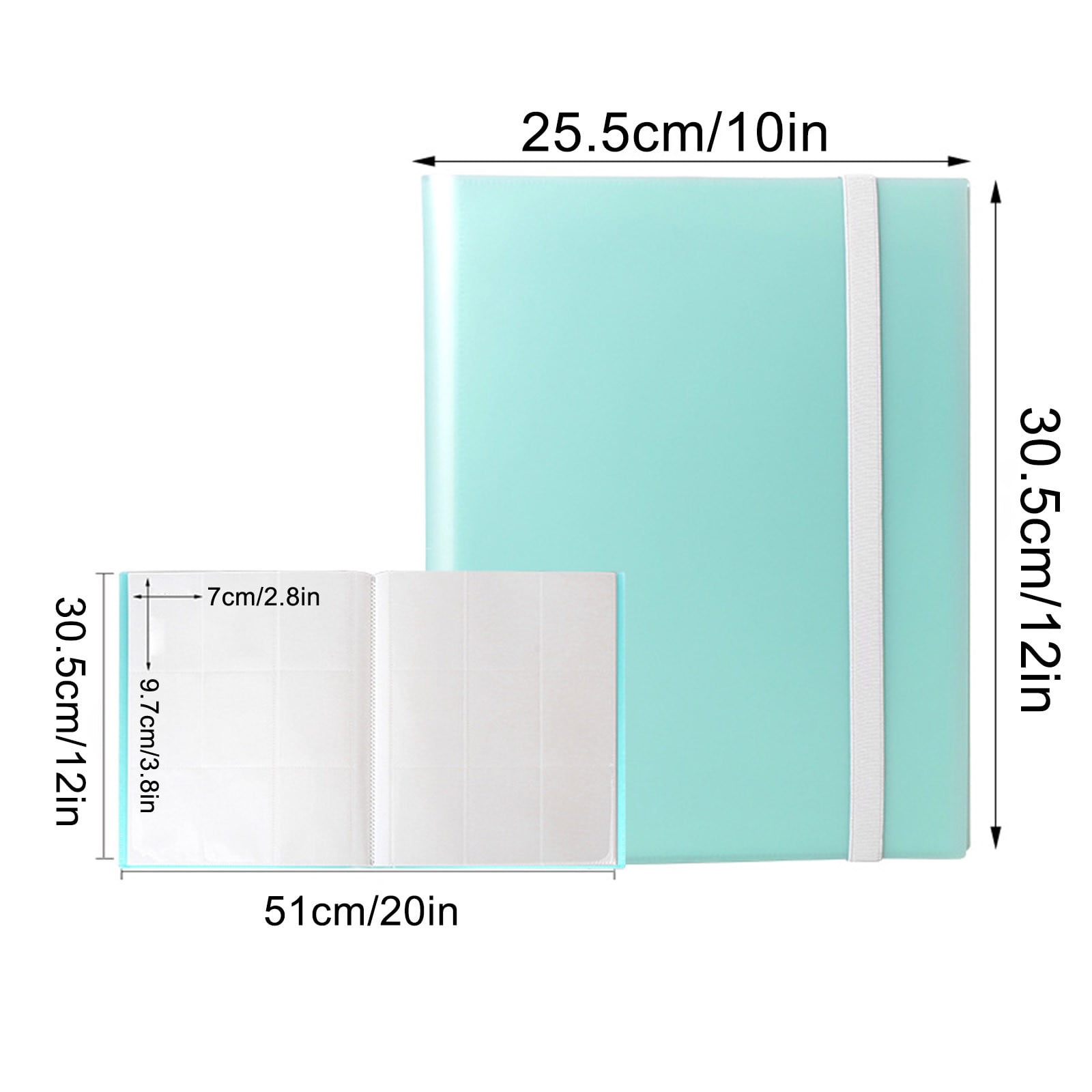 Professionals Side-Loading Card Album, 9-Pocket Trading Card Binder with  Elastic Straps, 9-Pocket Pages with Secure Straps for Trading Card  Collections - Walmart.com