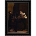 thumbnail image 1 of Professionals at Rehearsal 20x24 Black Ornate Wood Framed Canvas Art by Eakins, Thomas, 1 of 2