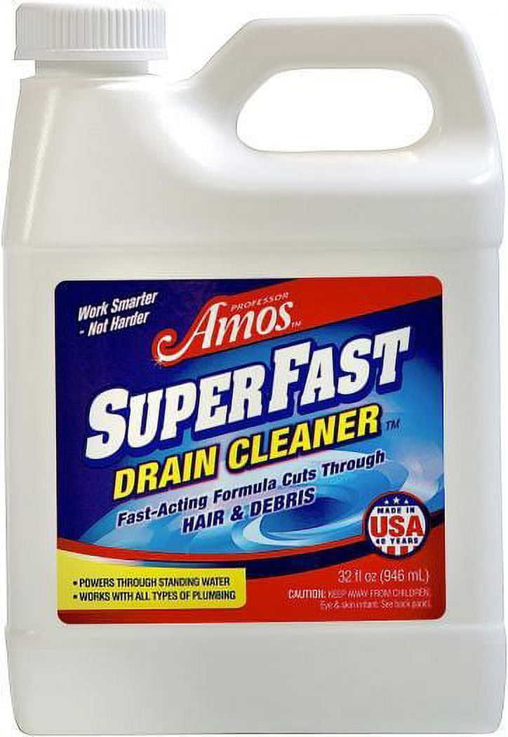 Professor Amos' Superfast Drain Cleaner