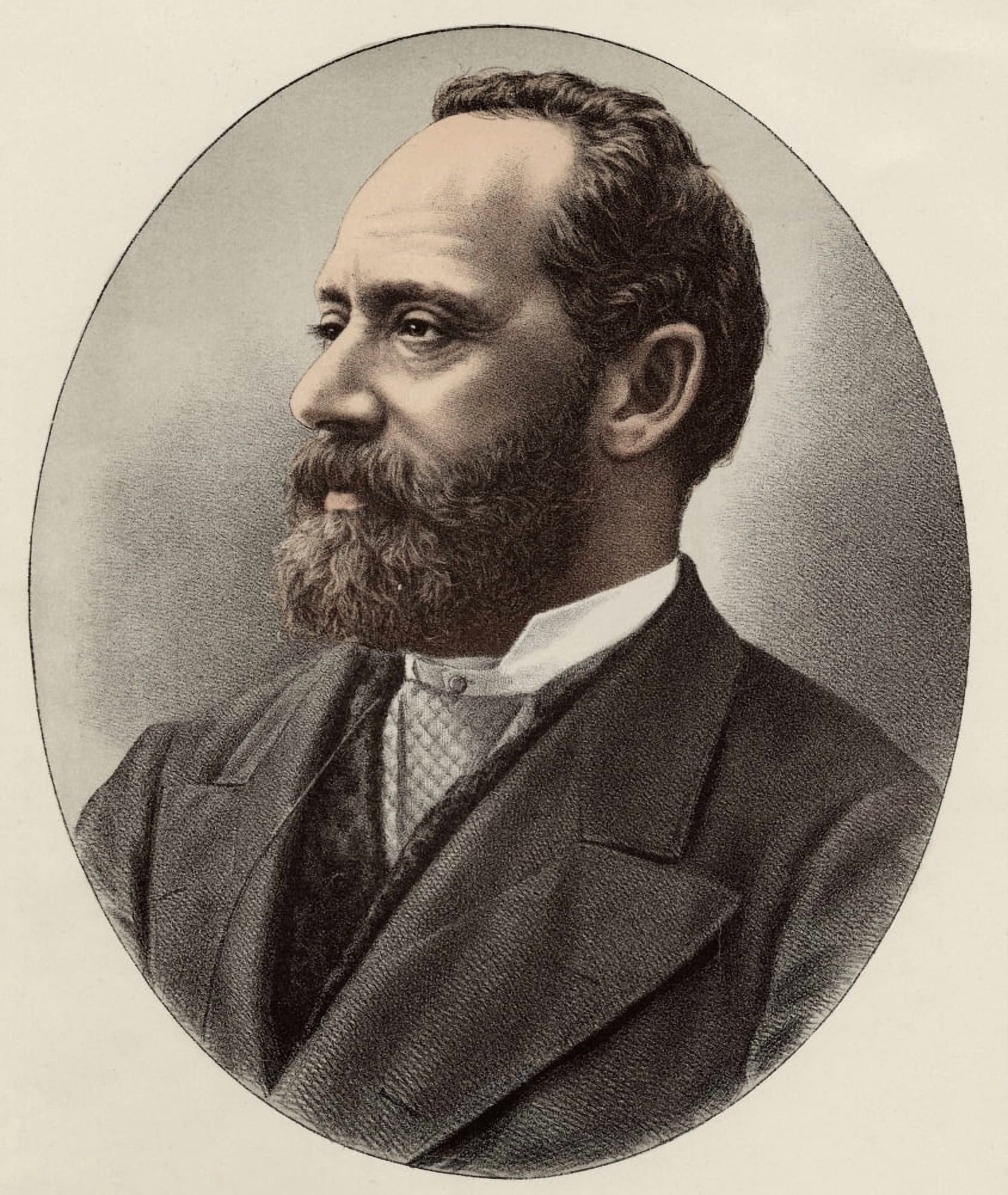 Professor Arminius Vambry18321913Hungarian Philologist And TravellerFrom A Photograph By Professor K Koller Budapest Canvas Art - Ken Welsh Design Pics (28 x 32)
