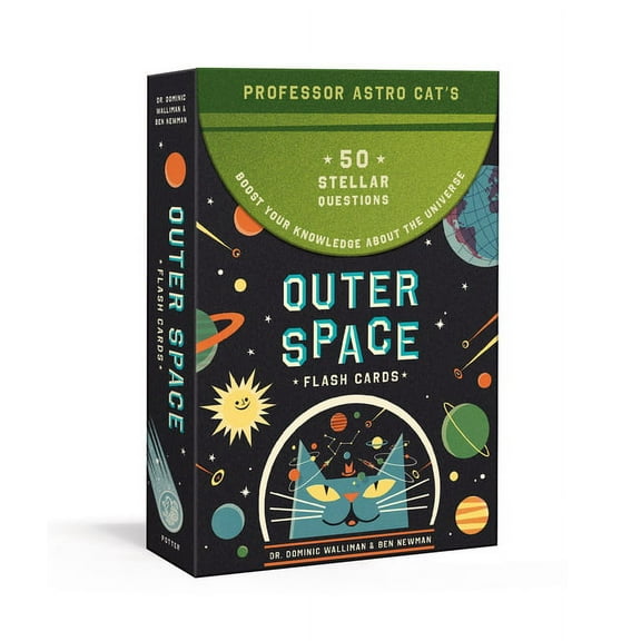 Professor Astro Cat's Outer Space Flash Cards : 50 Stellar Questions to Boost Your Knowledge About the Universe: Card Games (Cards)