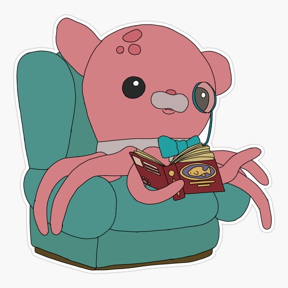 Professor Inkling Octonauts Ocean Cartoon Sticker