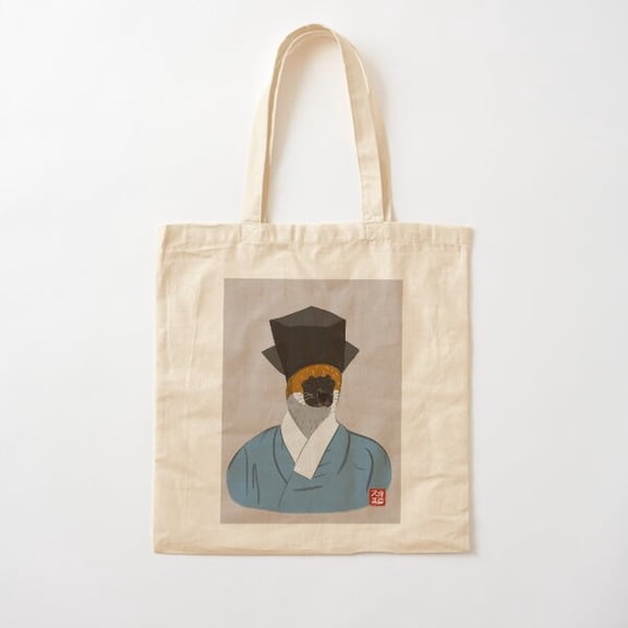 Professor Jindo Canvas Tote Bags, Reusable Shopping Bag