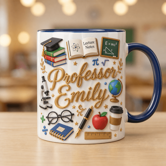 Professor Mug Academic Coffee Gift for Educators, Lecturers, and University Faculty