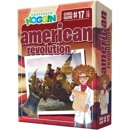 Professor Noggin: American Revolution Educational Card Game For 2 or more Players Ages 7 and up