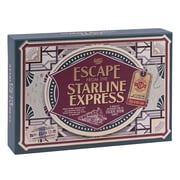 Professor Puzzle Escape From The Starline Express 2nd Edition - Escape Room Puzzle Board Game, Train Theft Mystery, Ages 12+, 2+ Players, 90 Min