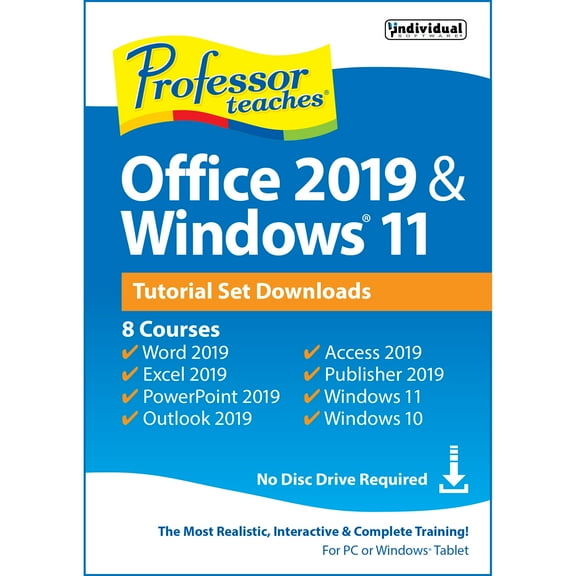 Professor Teaches Office 2019 And Windows 11 Esd