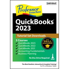 Professor Teaches QuickBooks 2023 Tutorial Set - Windows [Digital Download]
