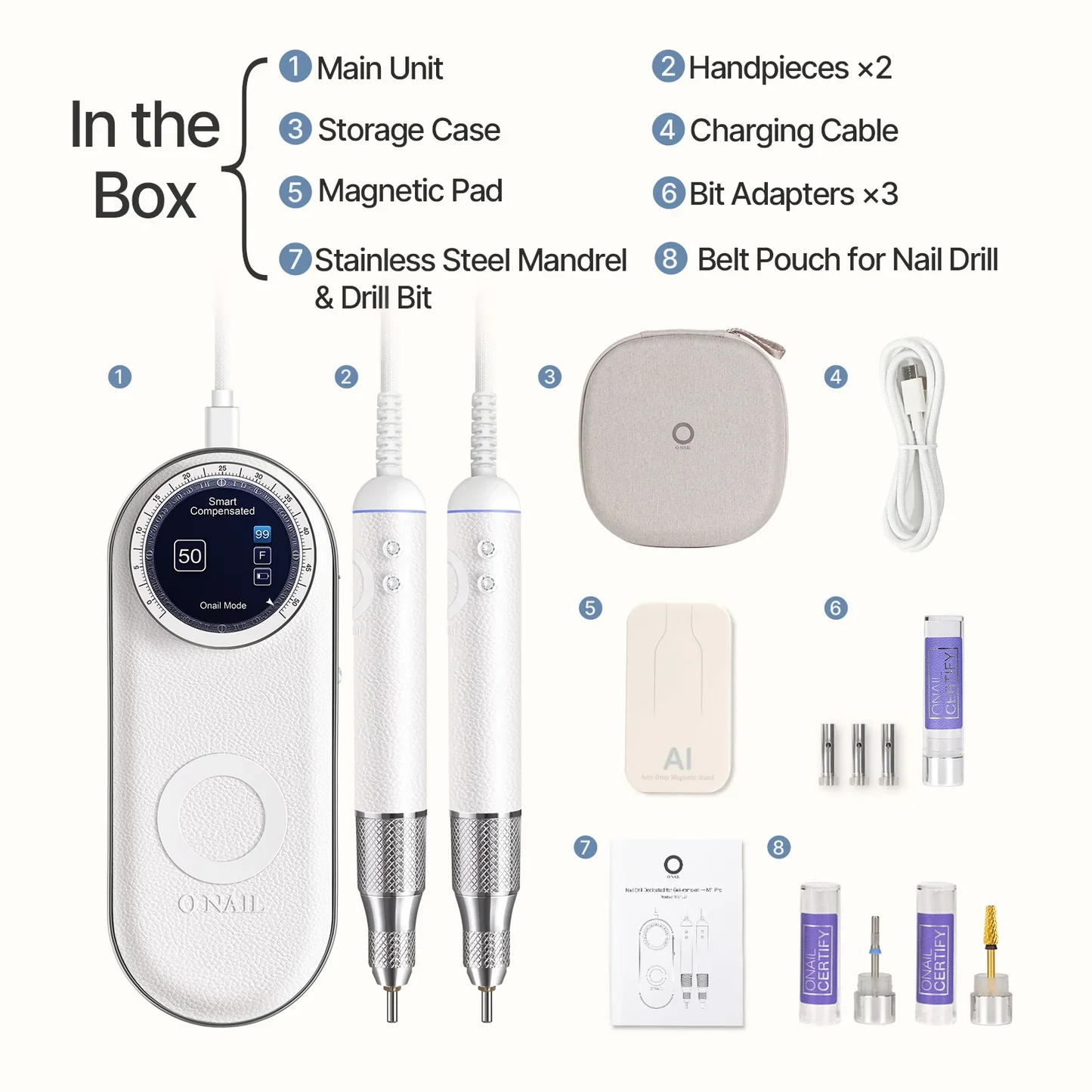 ProfiNails - Nail Drill AI Precision PRO Max - O NAIL