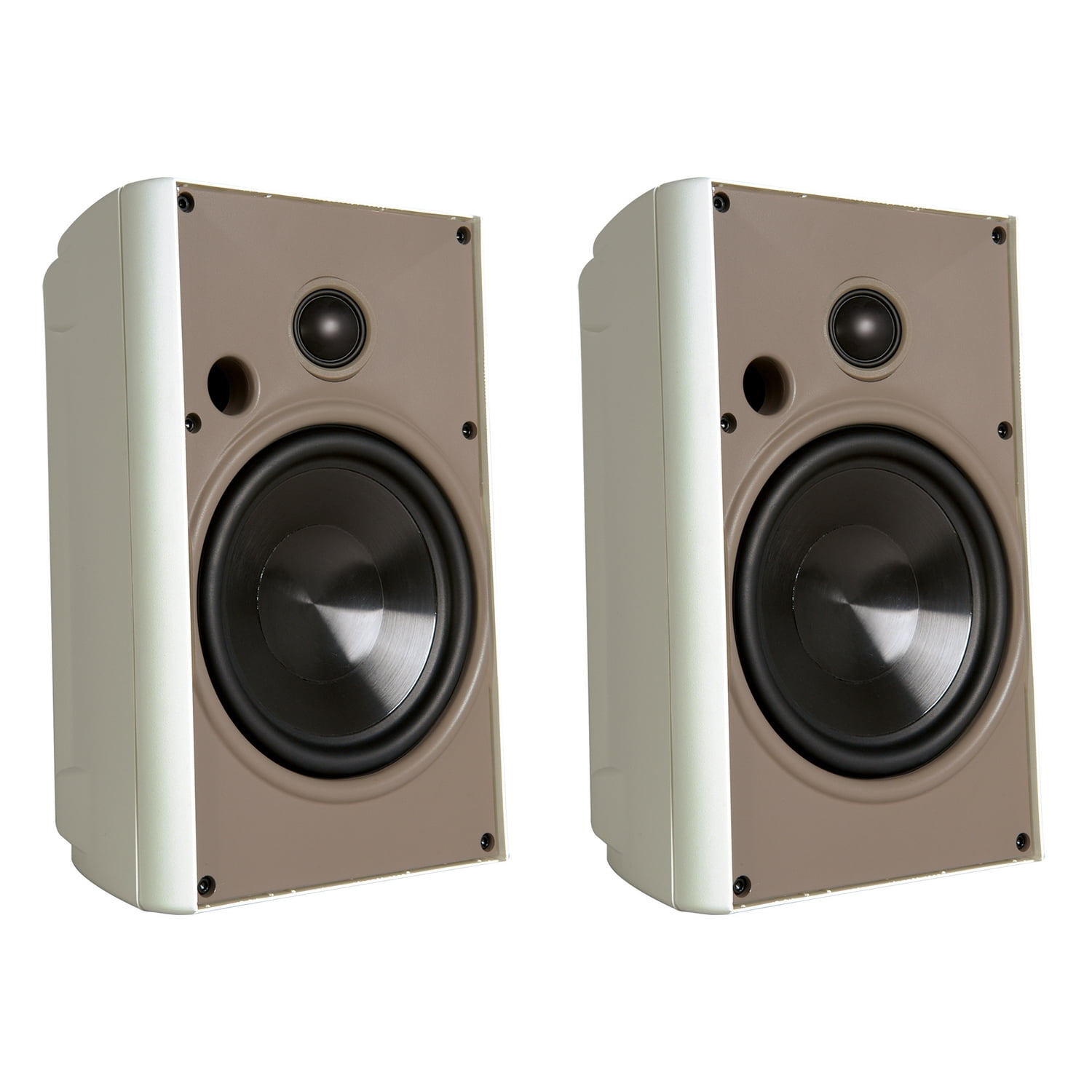 Proficient Audio AW525 125-Watt 5-1/4-In. Indoor/Outdoor Speaker Set (White), AW525WHT