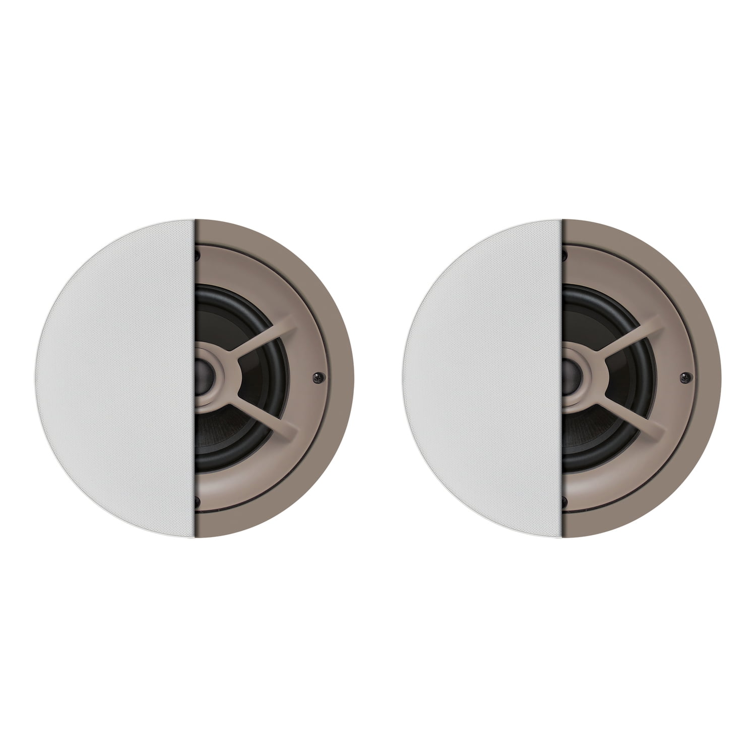 Proficient Audio Protege C626 100-Watt 6-1/2-In. 2-Way Graphite In-Ceiling Speaker Set, PAS11626 / C626