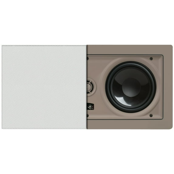 Proficient Audio Protege WI530 100-Watt Dual 5.25-In. Graphite LCR In-Wall Speaker, PAS22530 / IW530