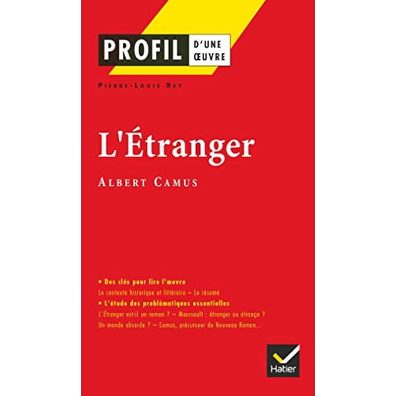 Profil d'une oeuvre Pierre-Louis Rey,Albert Camus (Paperback)