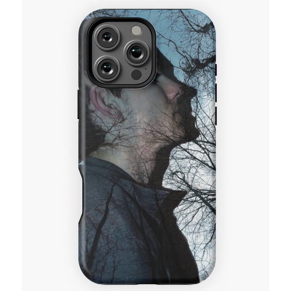 Profile 2 Abstract Face Line Art Phone Case for iPhone 16 15 14 13 12 11 Pro Max