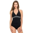 thumbnail image 1 of Profile By Gottex Hollywood Black Tankini Top E854-1B88-001 14 / Black, 1 of 2