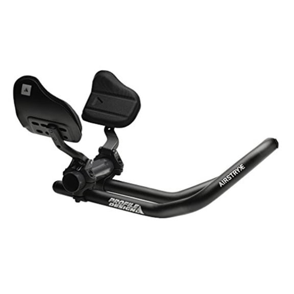 Profile Design Airstryke II Aluminum Aerobar: Ergo Armrest, L2 Flip-Up Bracket, Matte Black