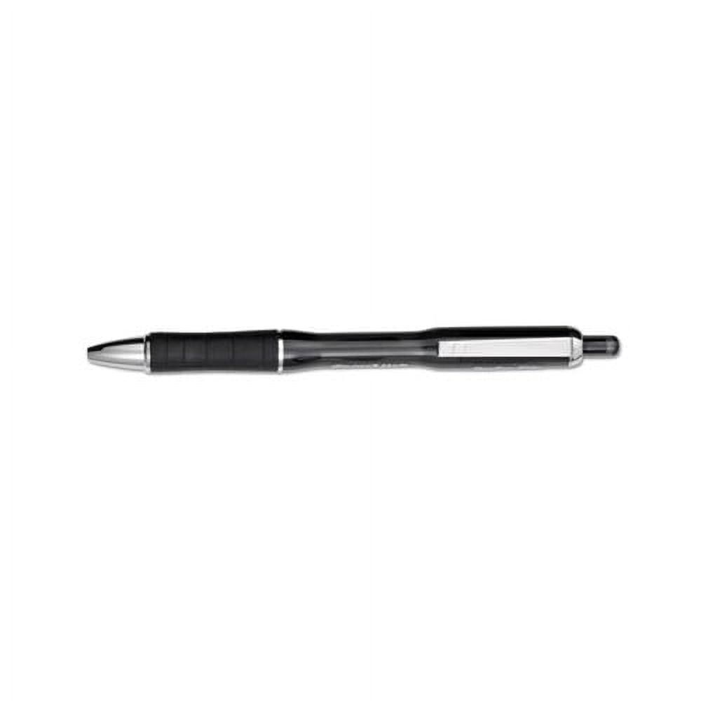 Profile Elite Retractable Ballpoint Pen Bold 1.4mm, Black Ink, Black Barrel