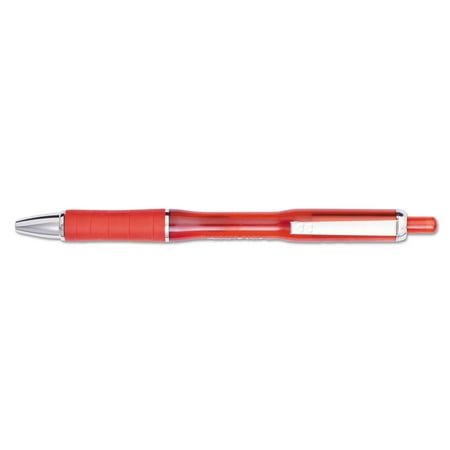 Profile Elite Retractable Ballpoint Pen, Red Ink, Bold, Dozen