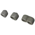 thumbnail image 1 of Organized Living freedomRail End Caps for Ventilated Shelves - Nickel, 1 of 2