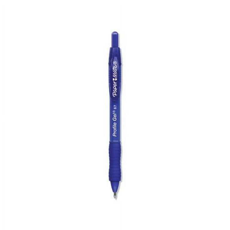 Profile Gel Pen, Retractable, Medium 0.7 mm, Blue Ink, Translucent Blue Barrel, Dozen Profile Gel Pen, Retractable, Medium 0.7 mm, Blue Ink, Translucent Blue Barrel, Dozen