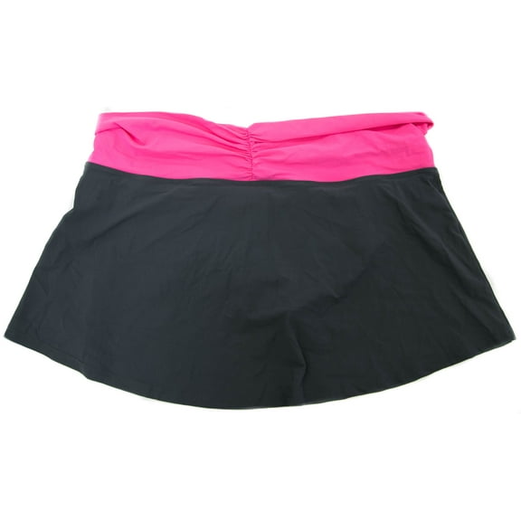 Profile Women's Cinched Waist Swim Skirt Pink Grey