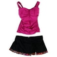 thumbnail image 1 of Profile Womens Starlet U-Wire D-Cup Ruffle 2 Piece Bandini, Pink, 34D, 1 of 2