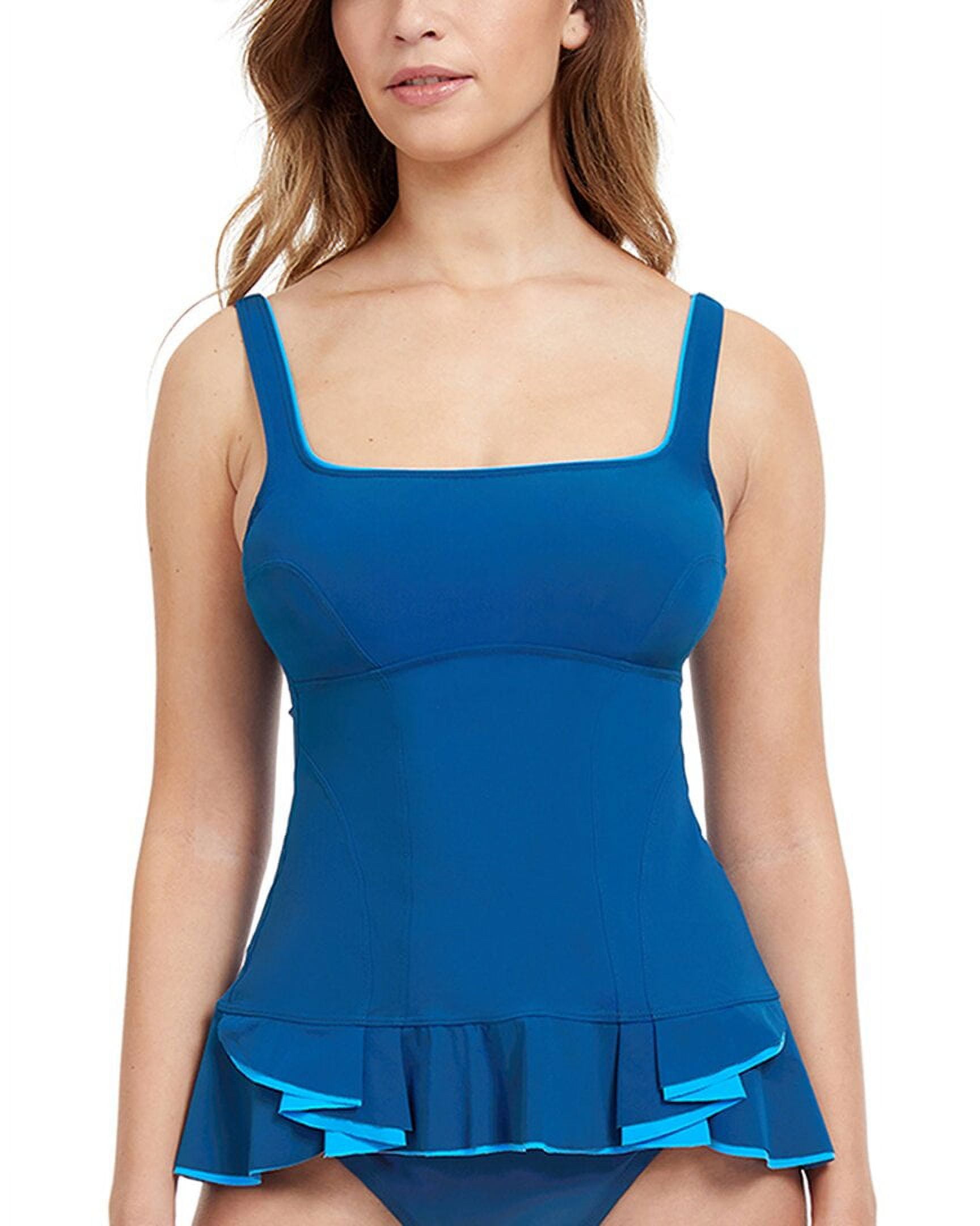Profile by Gottex womens Belle Curve Square Neck Tankini, 34D