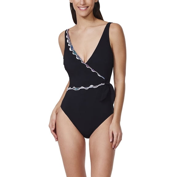 Profile by Gottex womens  One-Piece, 8, Black