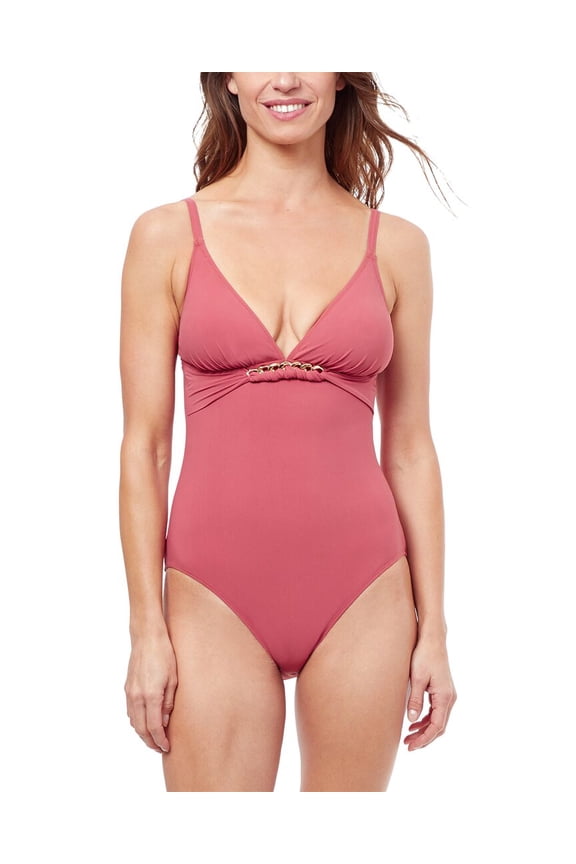 womens  Unchain My Heart V-Neck One-Piece, 10