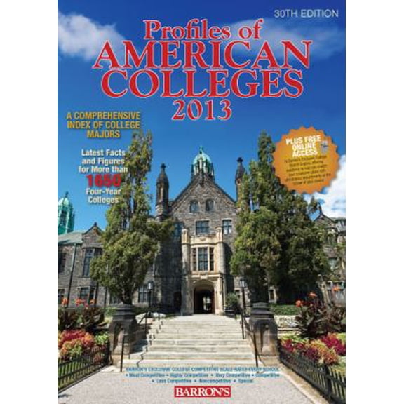 Pre-Owned Profiles of American Colleges 2013 (Paperback) 0764147846 9780764147845