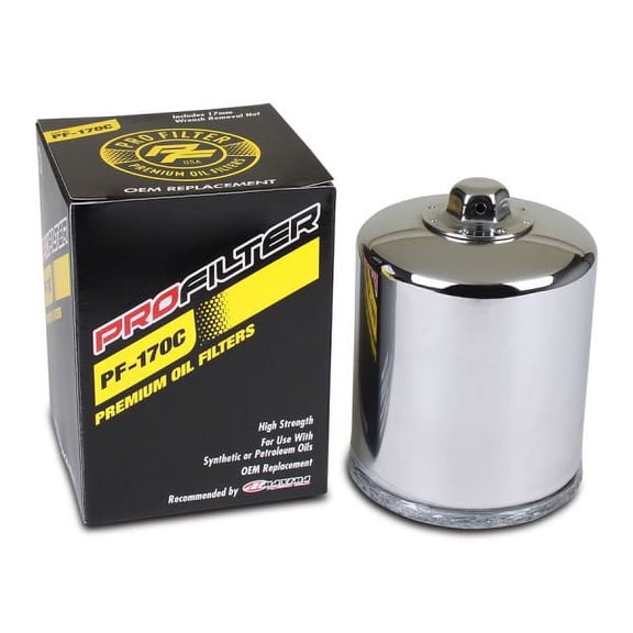 Profilter PF-170C Premium Oil Filter - Chrome